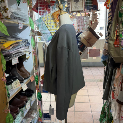 Siwaly Fluid Charcoal Cardigan