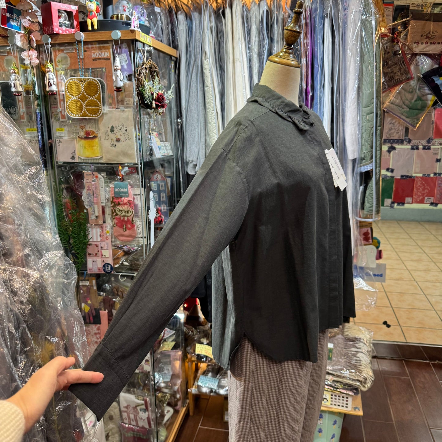 Hands of Creation Charcoal Shirt, made in Japan