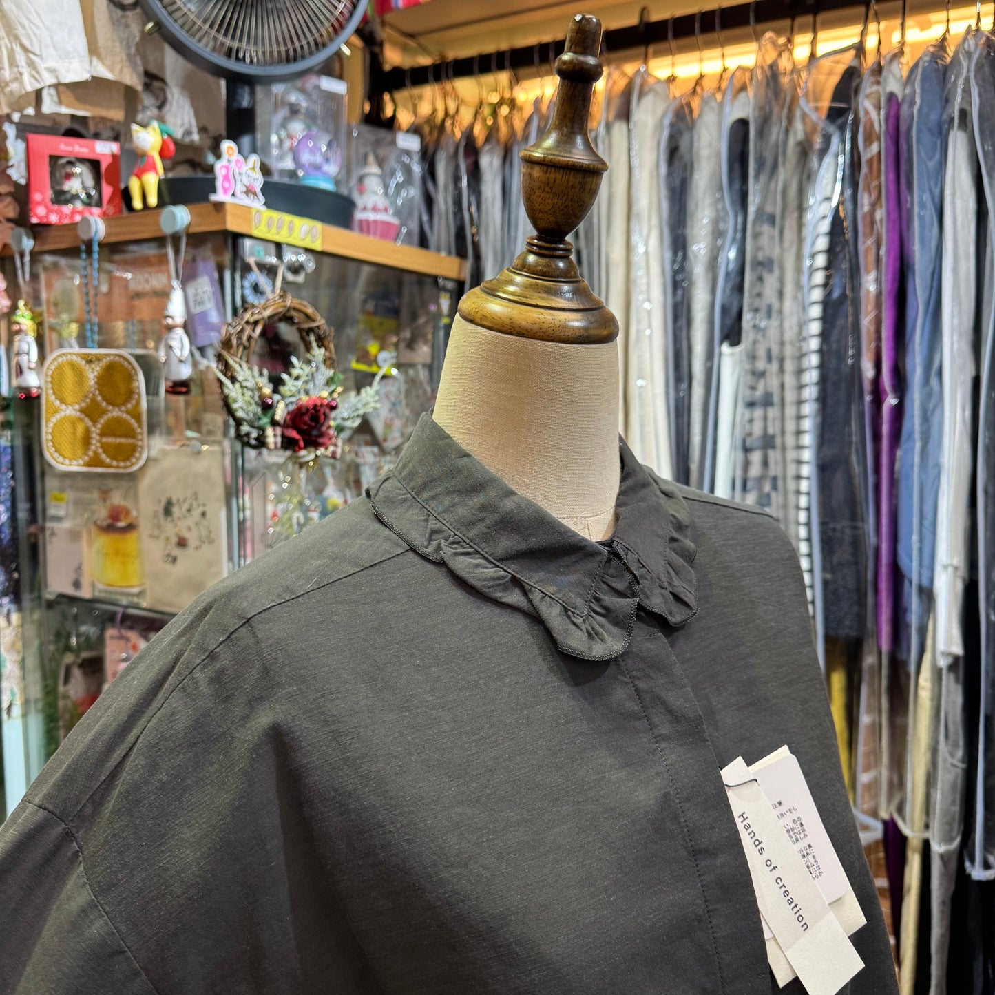Hands of Creation Charcoal Shirt, made in Japan