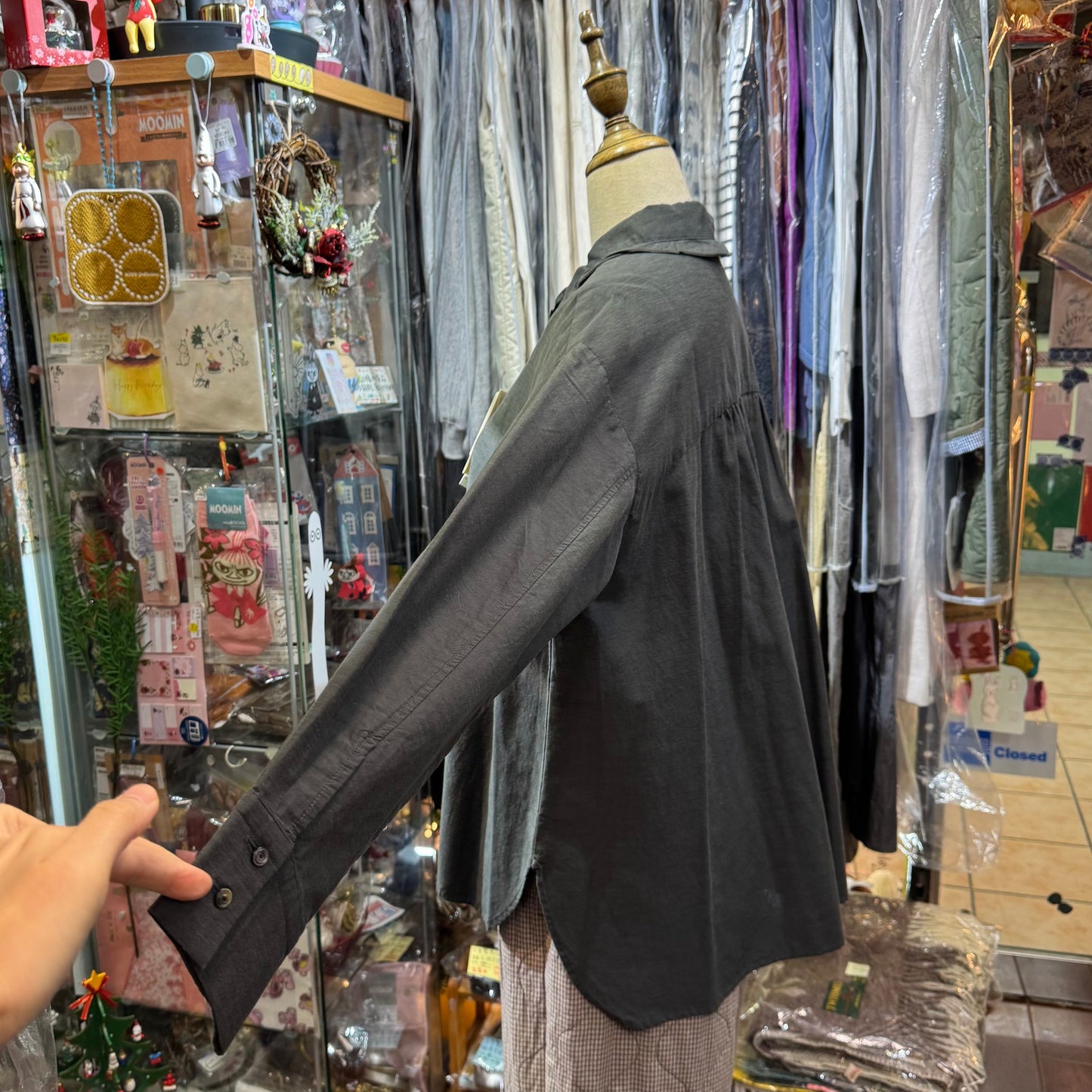 Hands of Creation Charcoal Shirt, made in Japan