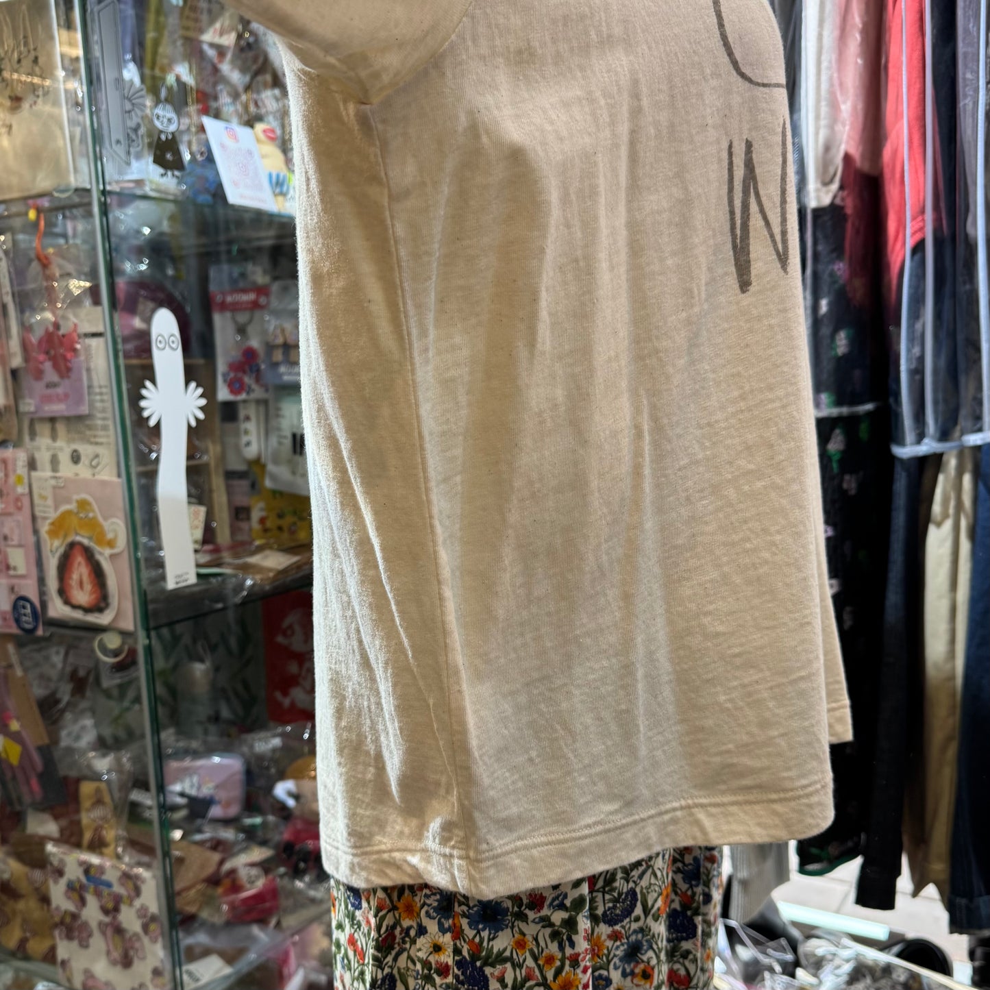 Tumugu Natural On my Way T-shirt, made in Japan