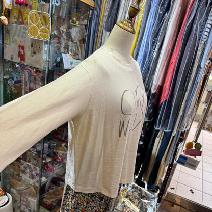 Tumugu Natural On my Way T-shirt, made in Japan