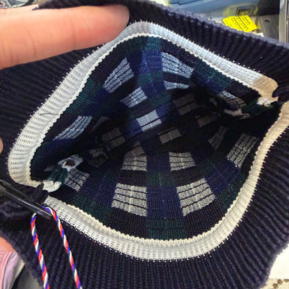 Tricotē Weaving PIXEL Pouch  Drawstring Bag, 2 Colors, made in Japan