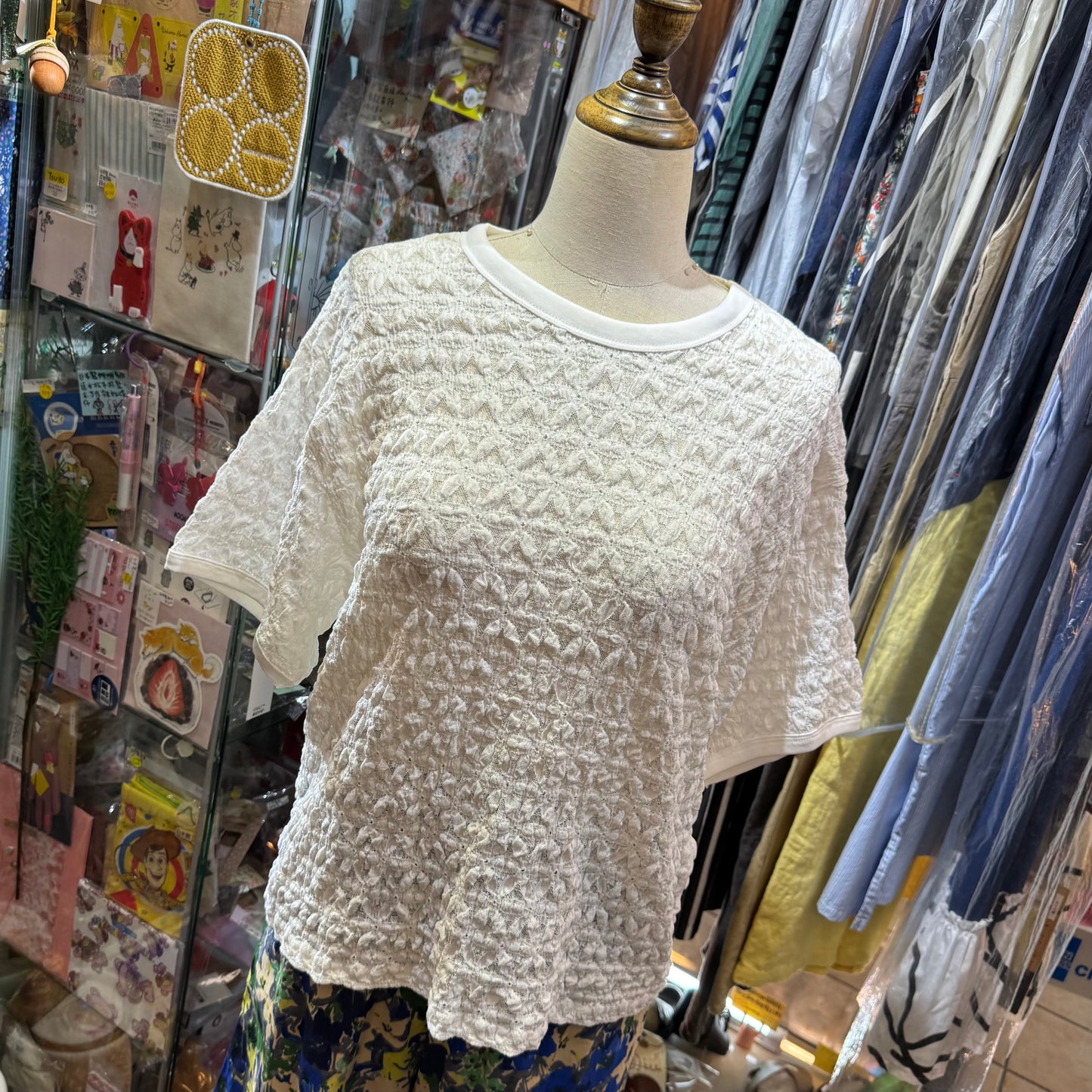 Mizuiro Ind Stretch Lace T-shirt, 2 Colos