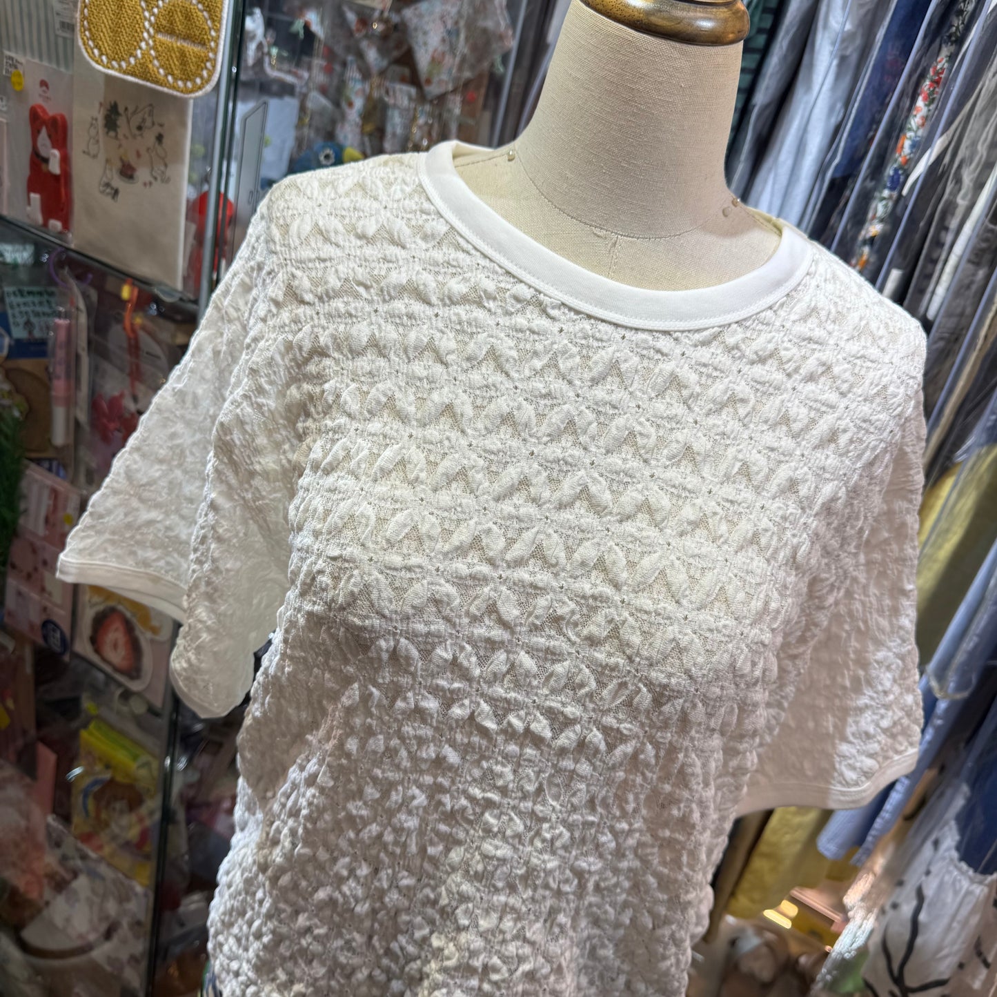 Mizuiro Ind Stretch Lace T-shirt, 2 Colos