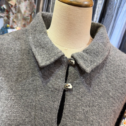 Ina Grey Wool Vest Top, made in Japan