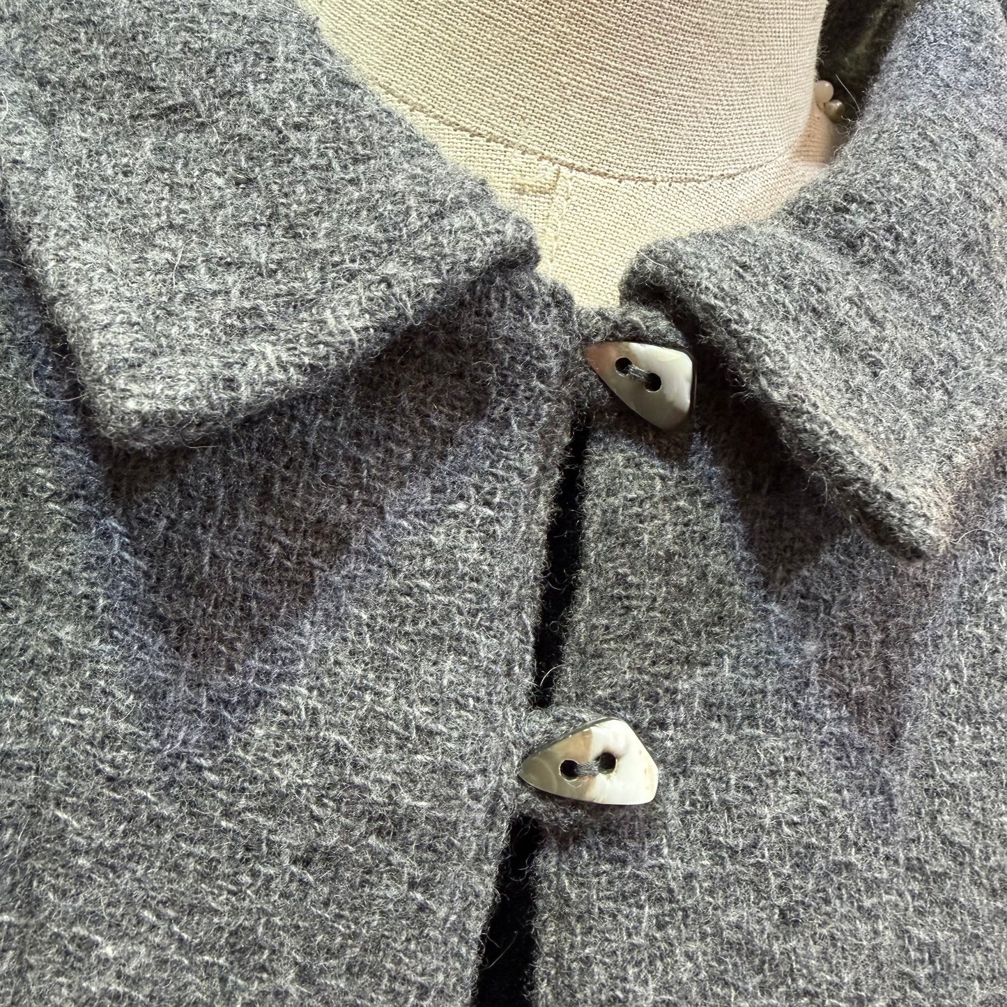 Ina Grey Wool Vest Top, made in Japan