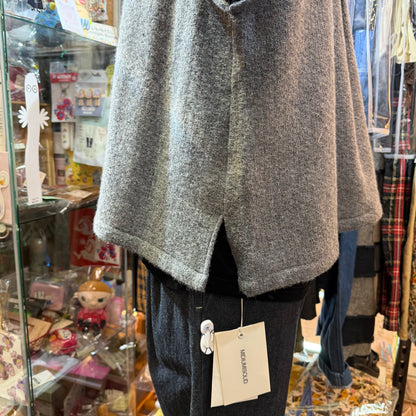 Ina Grey Wool Vest Top, made in Japan