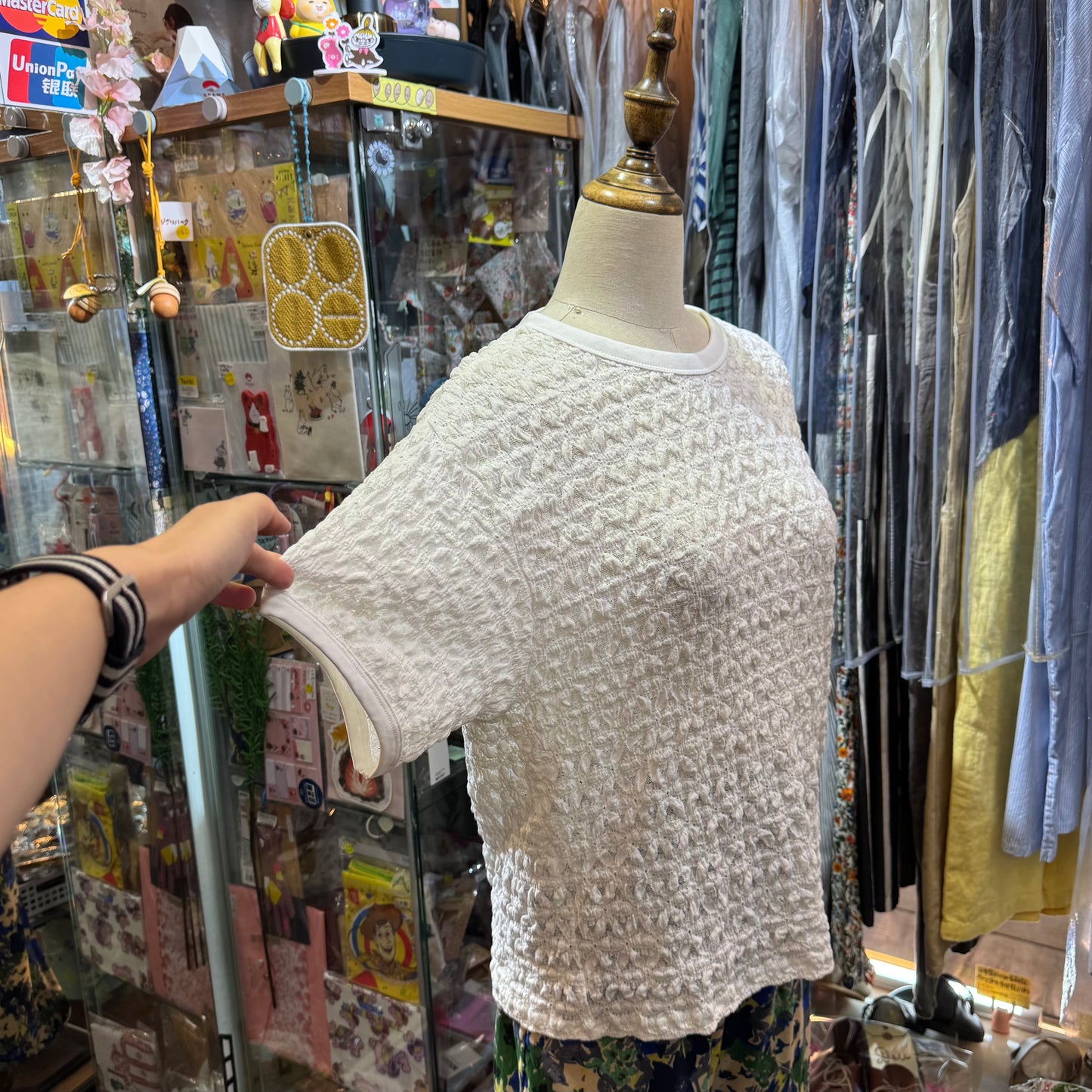 Mizuiro Ind Stretch Lace T-shirt, 2 Colos