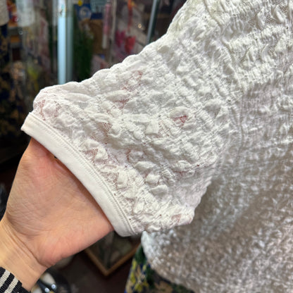 Sale- Mizuiro Ind Stretch Lace T-shirt, 2 Colors