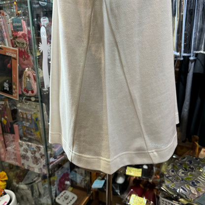 EXTRA30- Lacoste X Beams Boy White A-line T-shirt, size 36, made in Japan