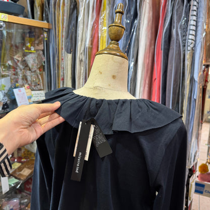 Mizuiro Ind Frill Top, 2 Colors, made in Japan
