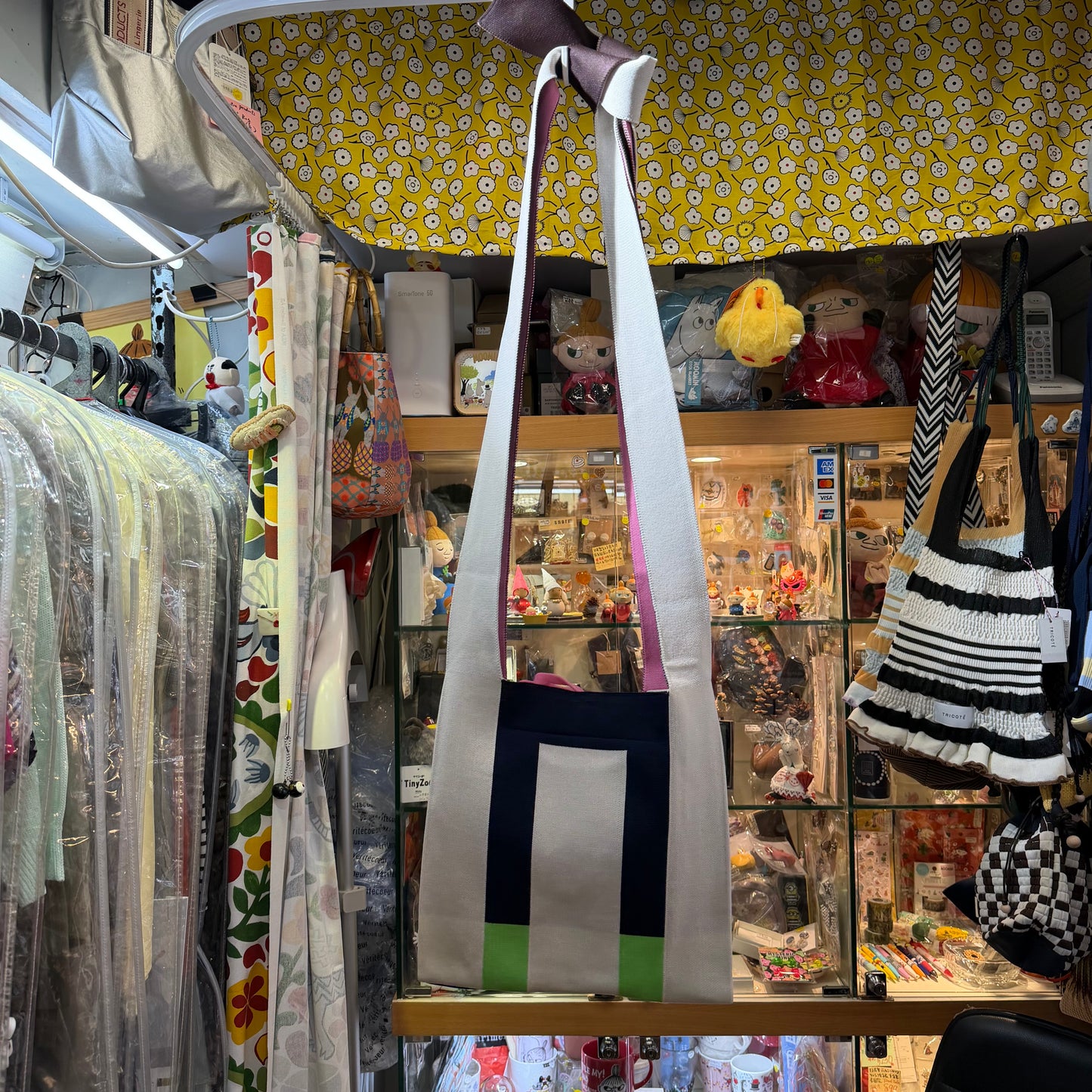 Tricotē Colored Arrange Knot Bag, 2 Colors, made in Japan