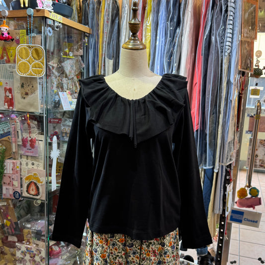 Mizuiro Ind Frill Top, 2 Colors, made in Japan
