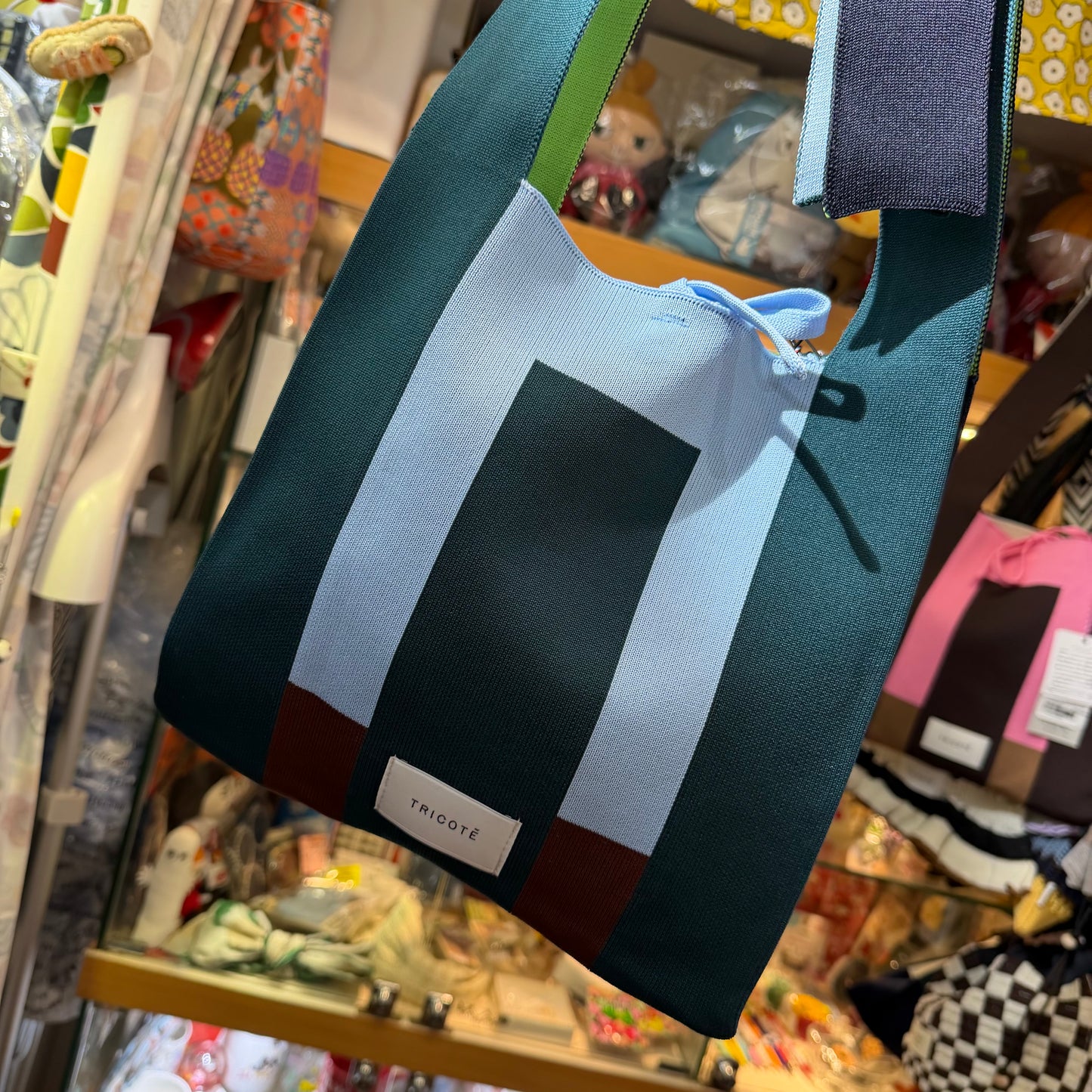 Tricotē Colored Arrange Knot Bag, 2 Colors, made in Japan