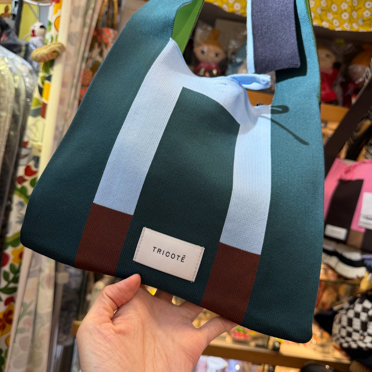 Tricotē Colored Arrange Knot Bag, 2 Colors, made in Japan