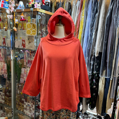 Estroislose Pink Hoodie Top, made in Japan