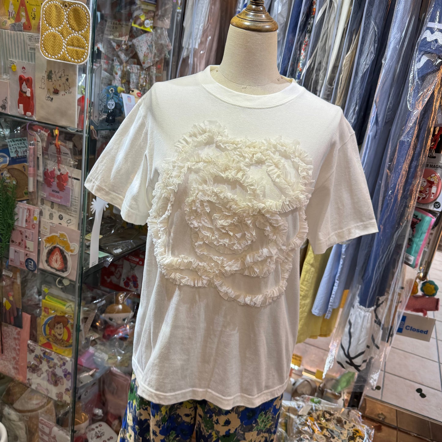 Iki Embroidery T-shirt, 2 Colors, made in Japan