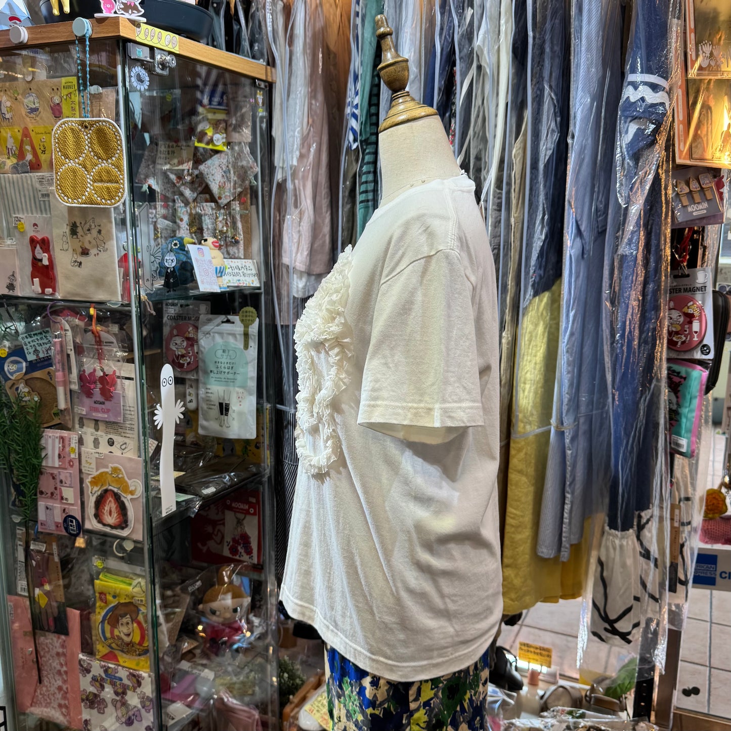 Iki Embroidery T-shirt, 2 Colors, made in Japan