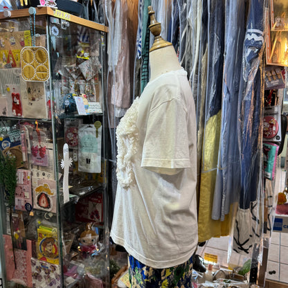 Iki Embroidery T-shirt, 2 Colors, made in Japan