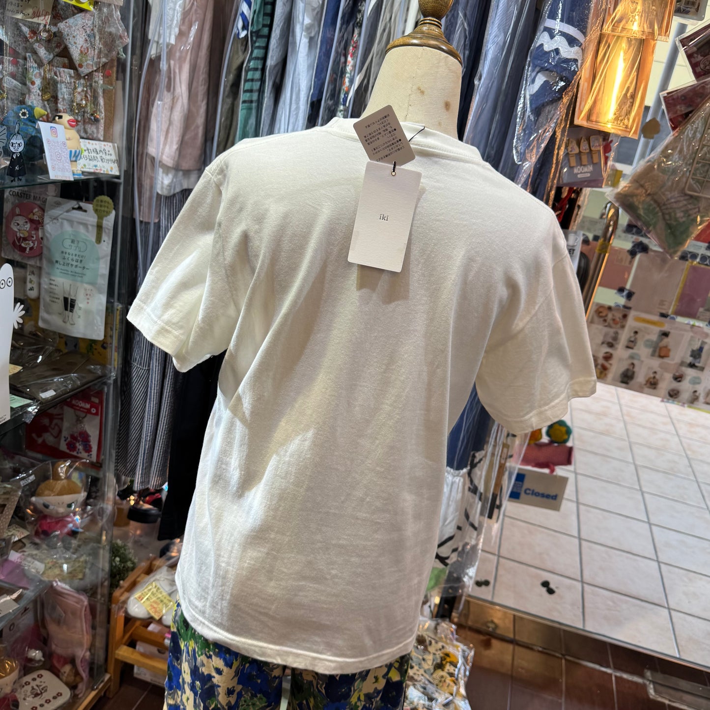 Iki Embroidery T-shirt, 2 Colors, made in Japan