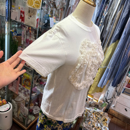 Iki Embroidery T-shirt, 2 Colors, made in Japan