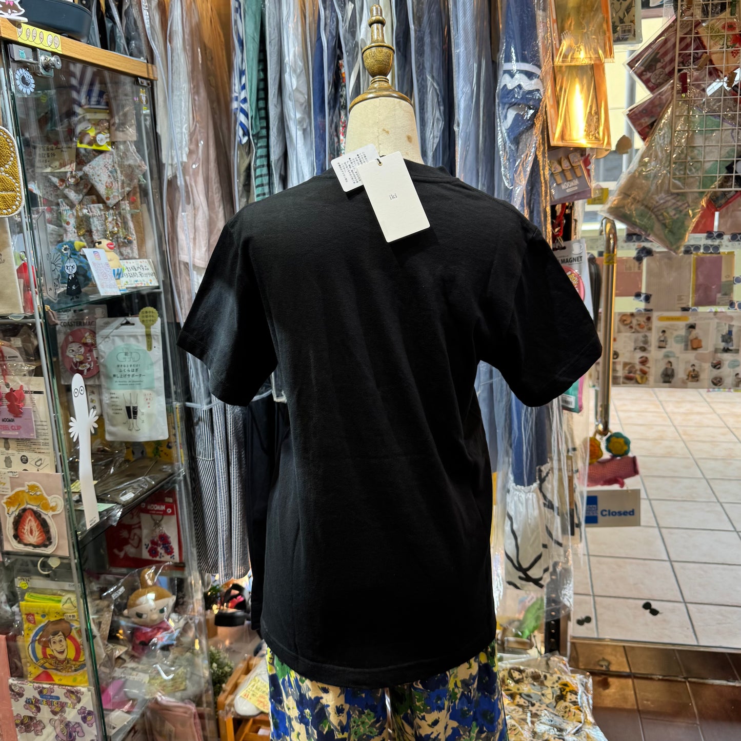 Iki Embroidery T-shirt, 2 Colors, made in Japan
