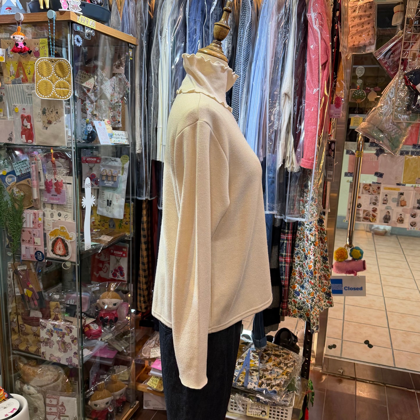 Ista-ire Ivory Turtleneck Top