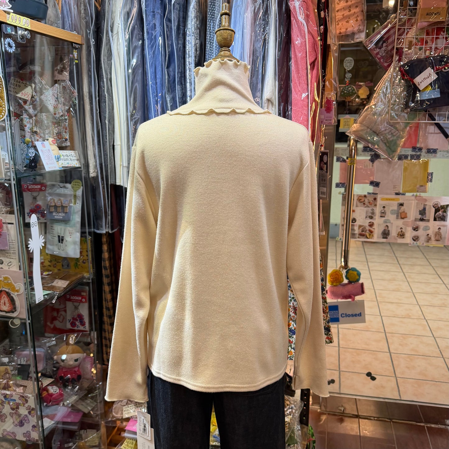 Ista-ire Ivory Turtleneck Top