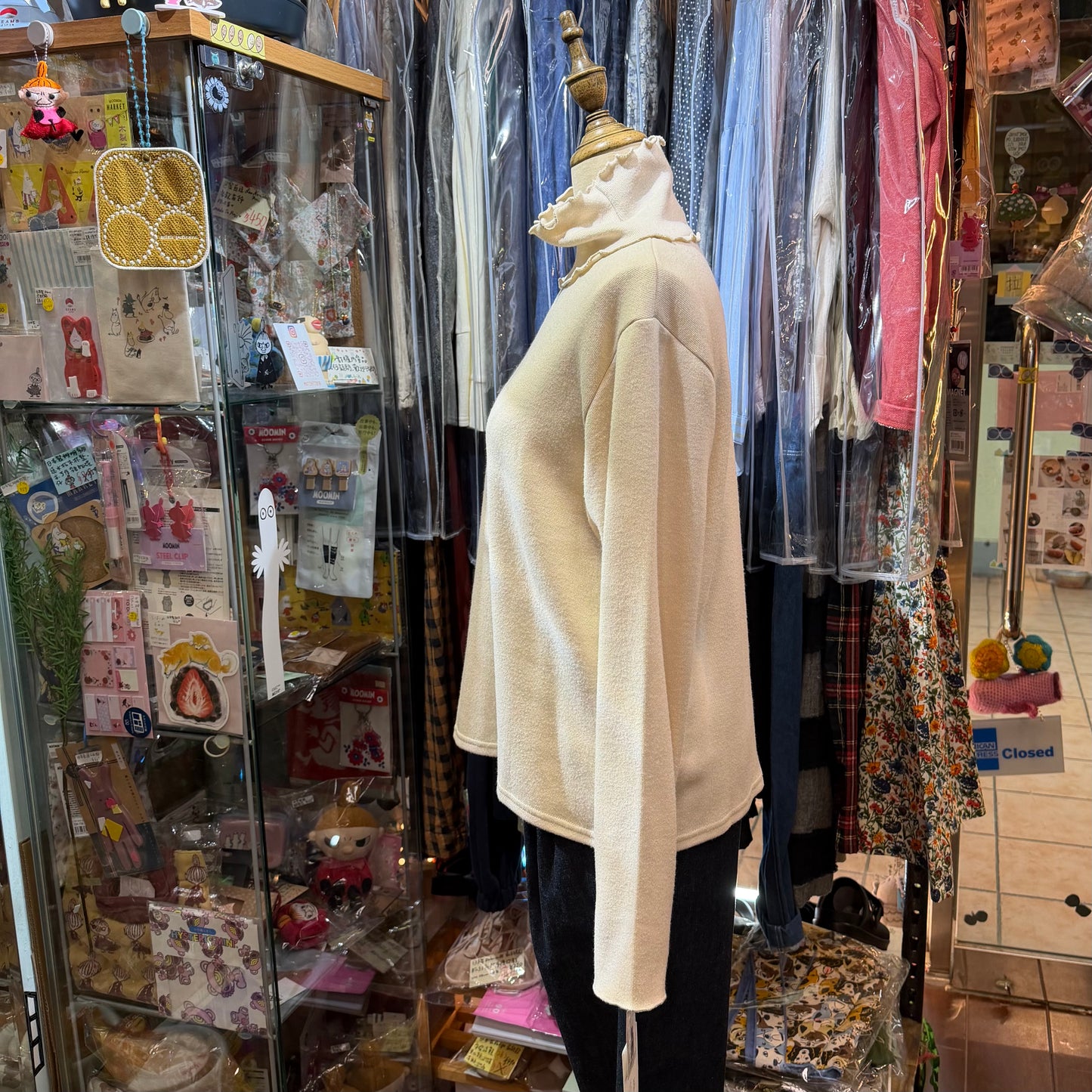 Ista-ire Ivory Turtleneck Top