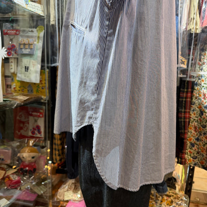 DMG Blue Striped Shirt, made in Japan