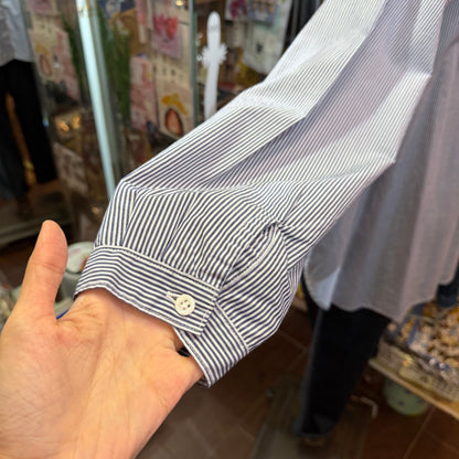 DMG Blue Striped Shirt, made in Japan