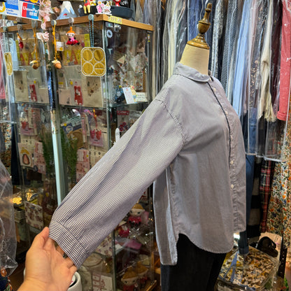 DMG Blue Striped Shirt, made in Japan