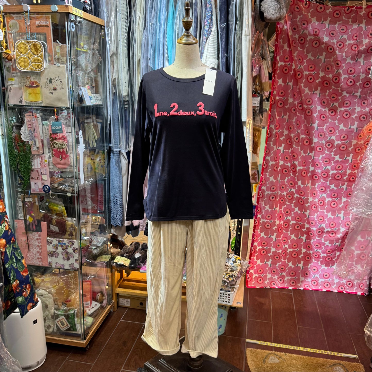 EXTRA20-Denicher 123 T-shirt, 2 Colors, made in Japan