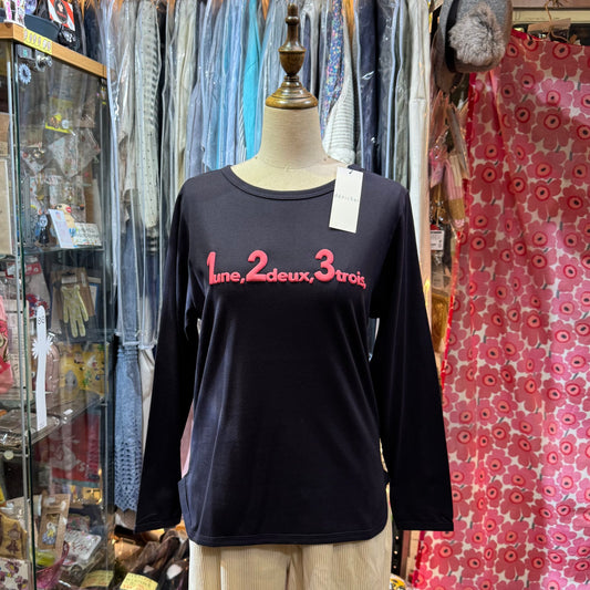 EXTRA20-Denicher 123 T-shirt, 2 Colors, made in Japan