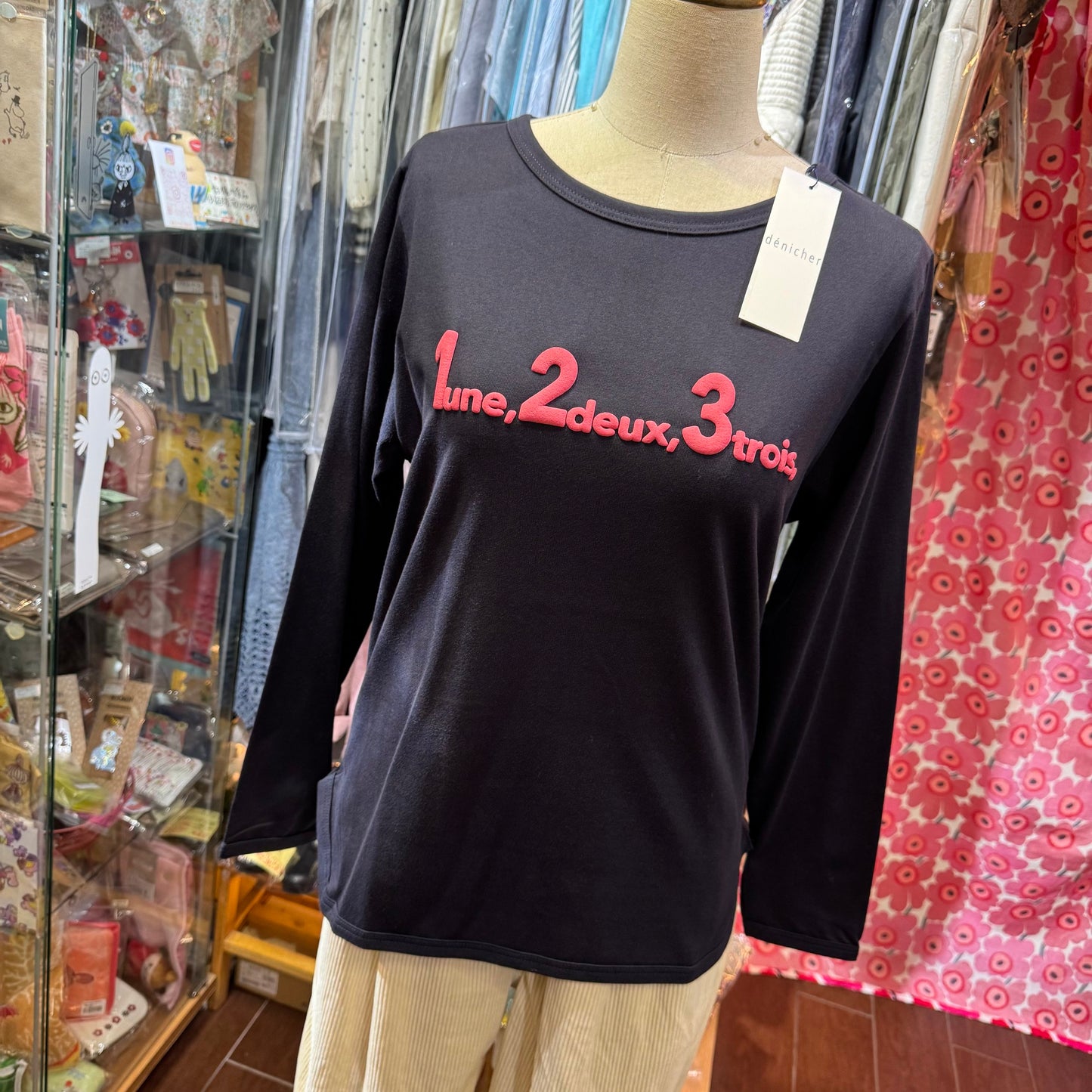 EXTRA20-Denicher 123 T-shirt, 2 Colors, made in Japan