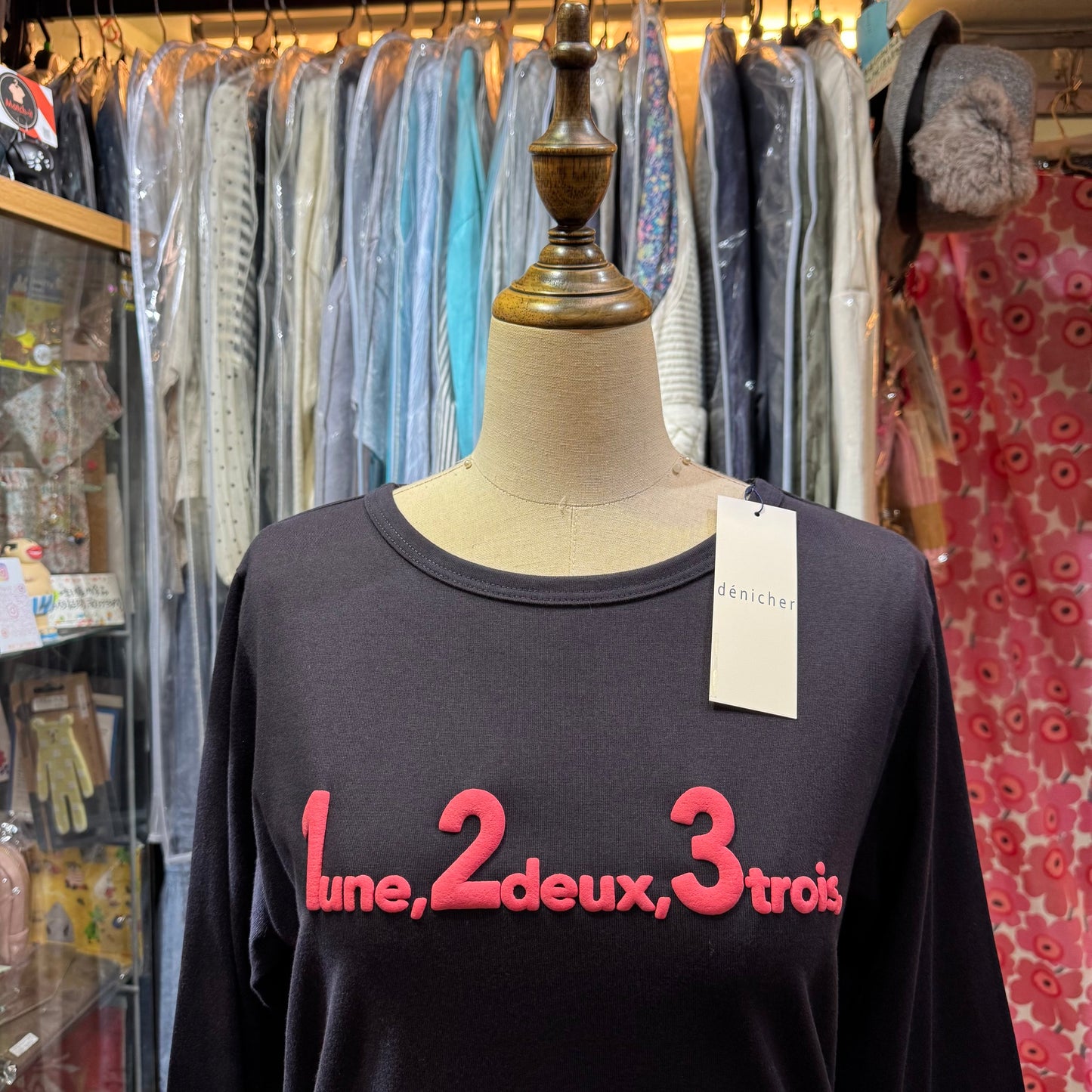 EXTRA20-Denicher 123 T-shirt, 2 Colors, made in Japan
