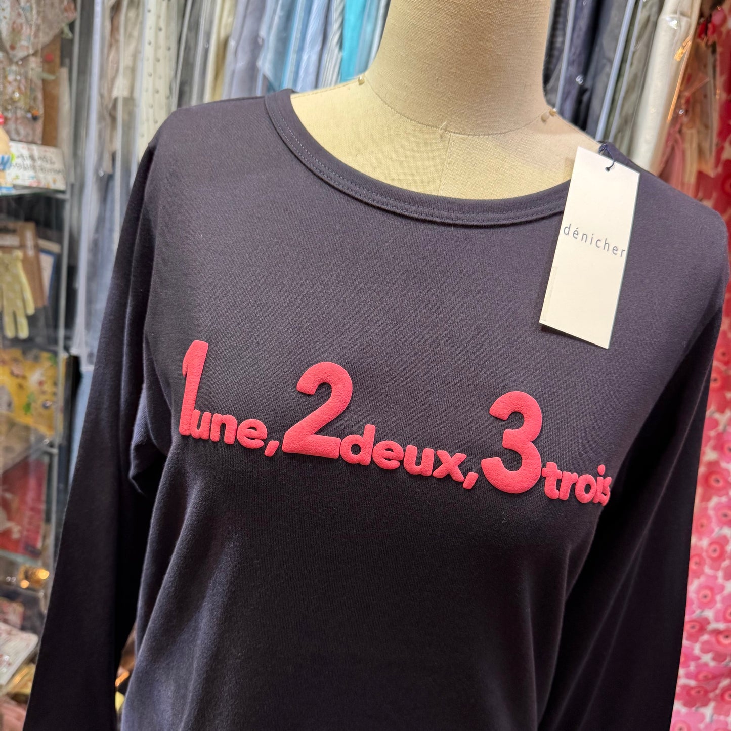 EXTRA20-Denicher 123 T-shirt, 2 Colors, made in Japan
