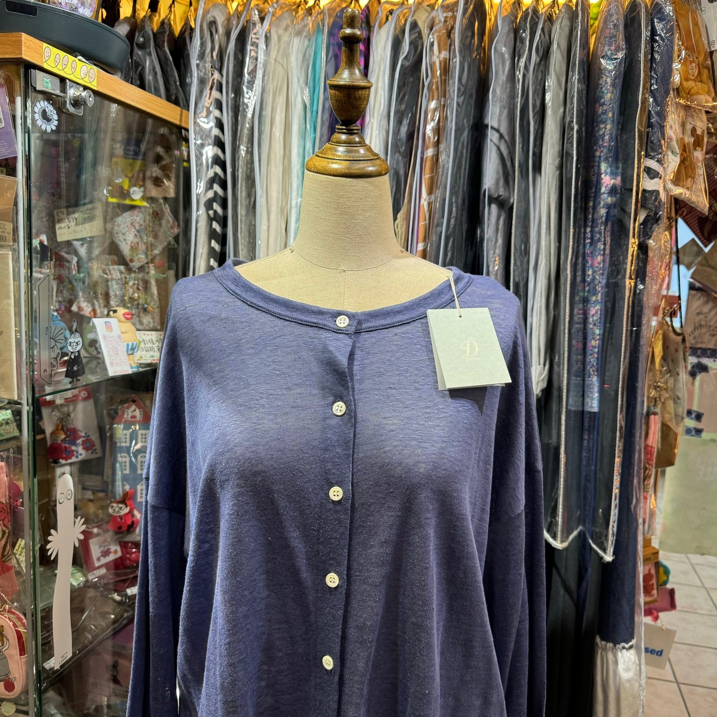 Sale- d.comfort Linen Cardigan, 2 Colors, made in Japan