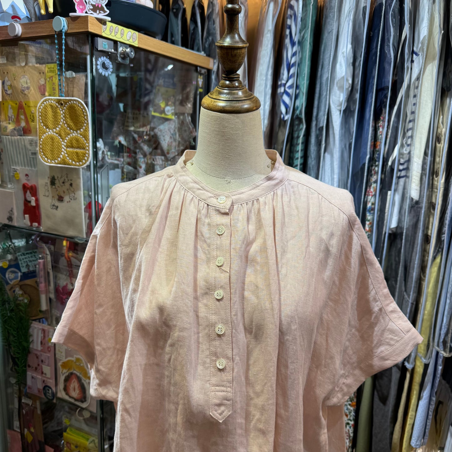 Vent d Ouest Pink Shirt, made in Japan