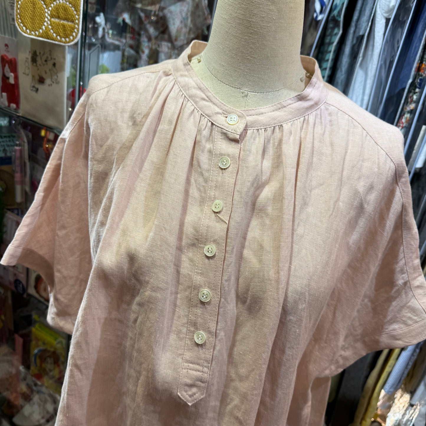 Vent d Ouest Pink Shirt, made in Japan