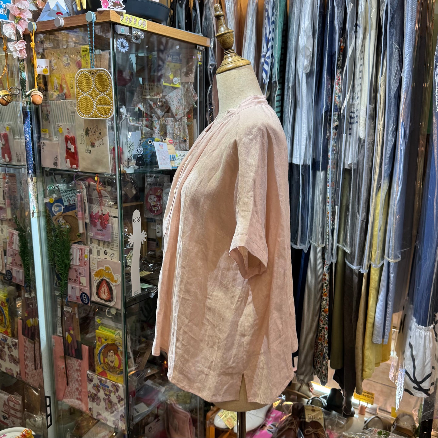 Vent d Ouest Pink Shirt, made in Japan