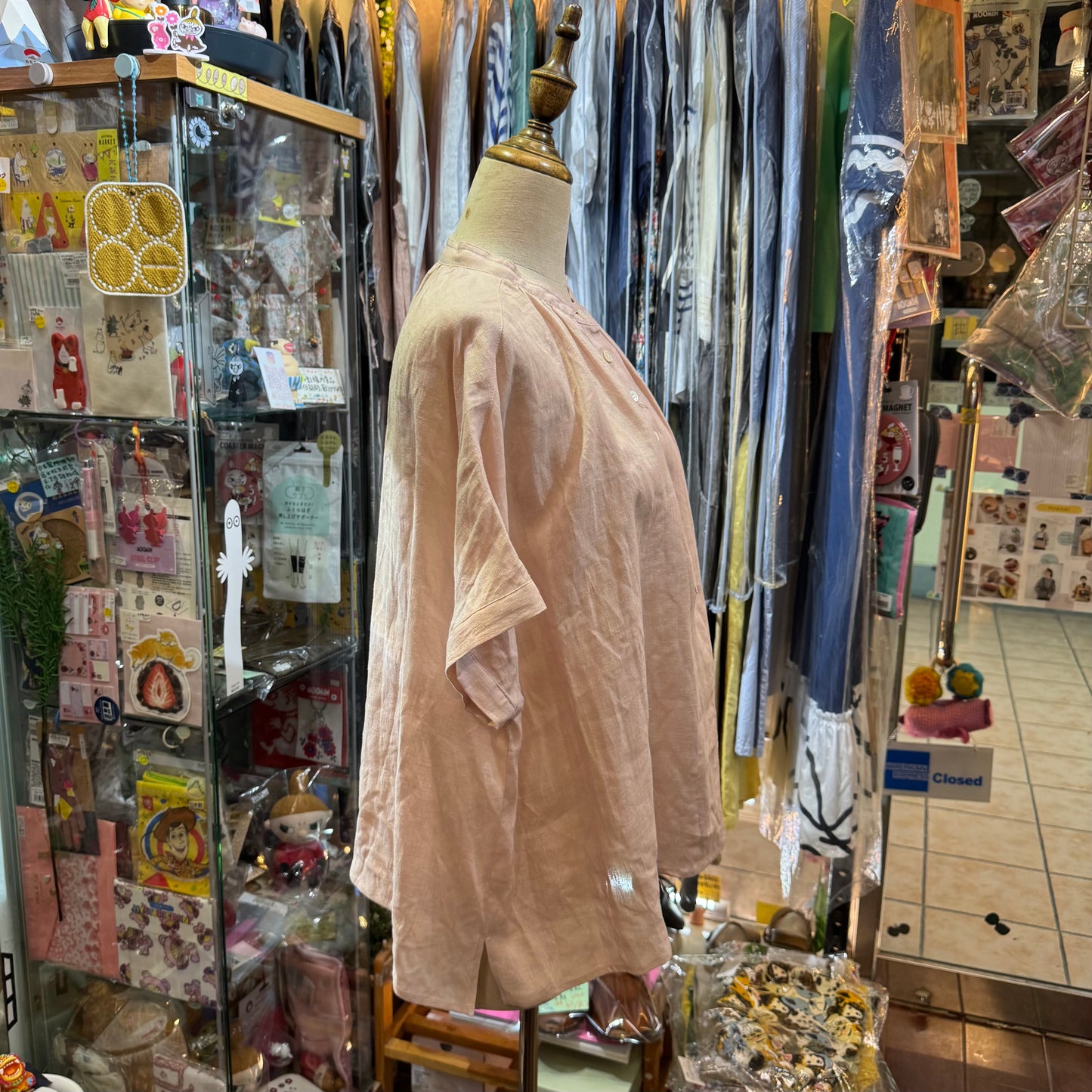 Vent d Ouest Pink Shirt, made in Japan