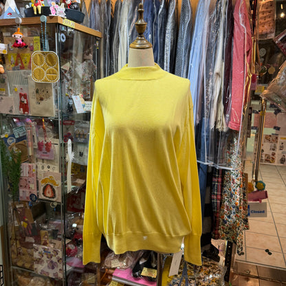 Doux Bleu Yellow Cotton Super Soft Top, made in Vietnam