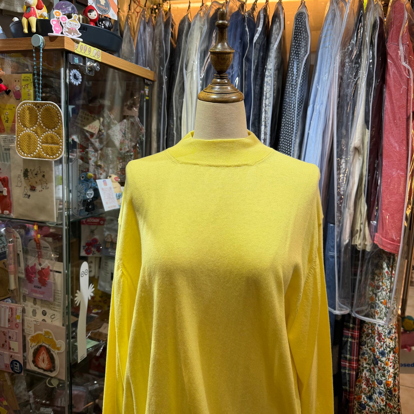 Doux Bleu Yellow Cotton Super Soft Top, made in Vietnam