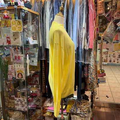 Doux Bleu Yellow Cotton Super Soft Top, made in Vietnam