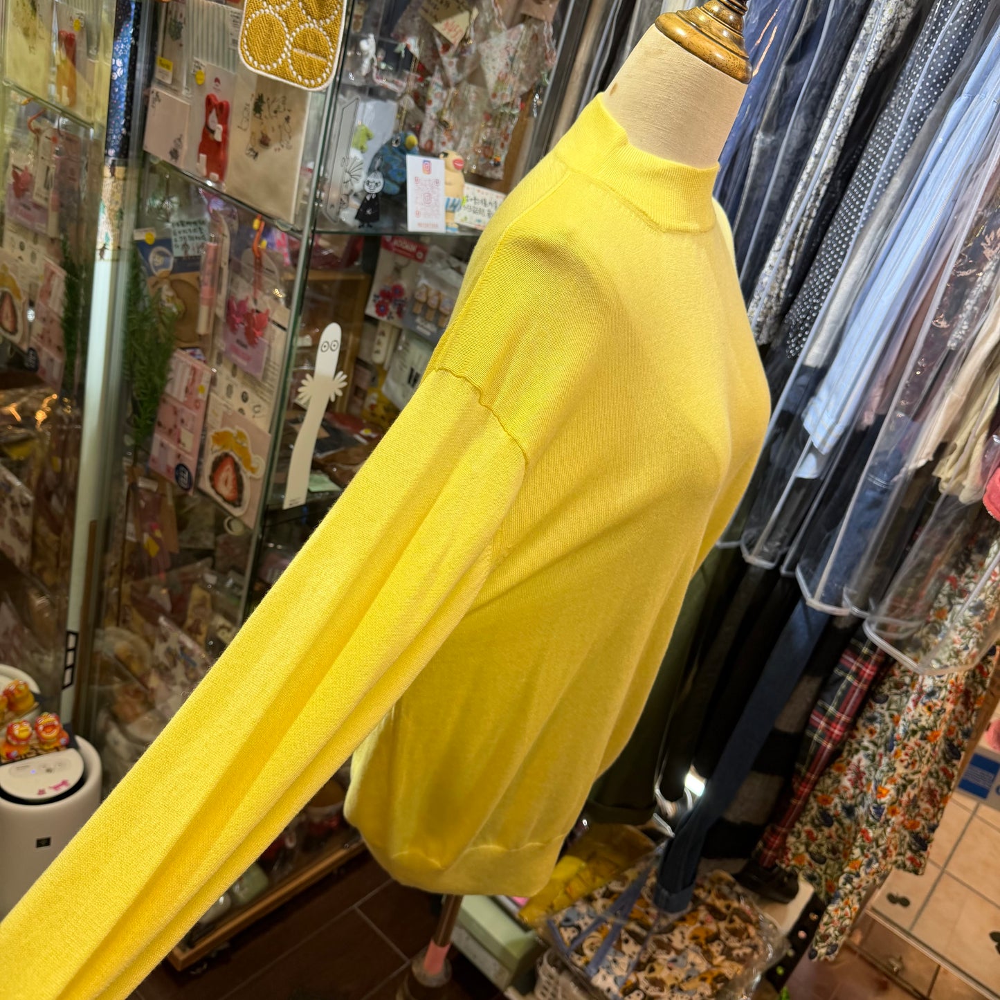 Doux Bleu Yellow Cotton Super Soft Top, made in Vietnam