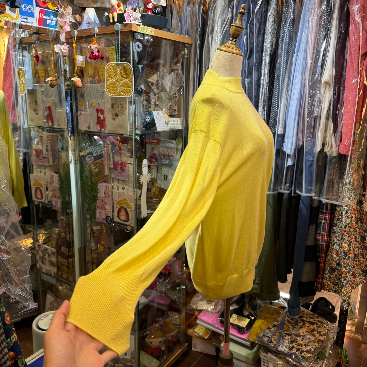 Doux Bleu Yellow Cotton Super Soft Top, made in Vietnam