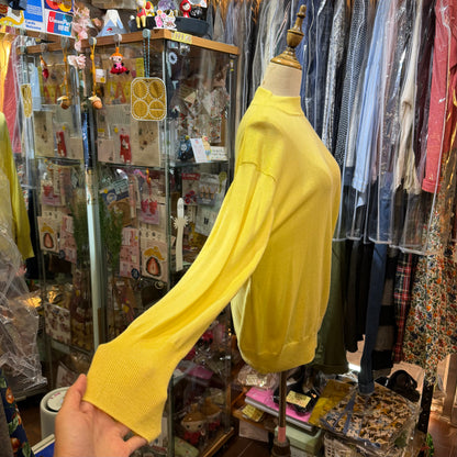 Doux Bleu Yellow Cotton Super Soft Top, made in Vietnam