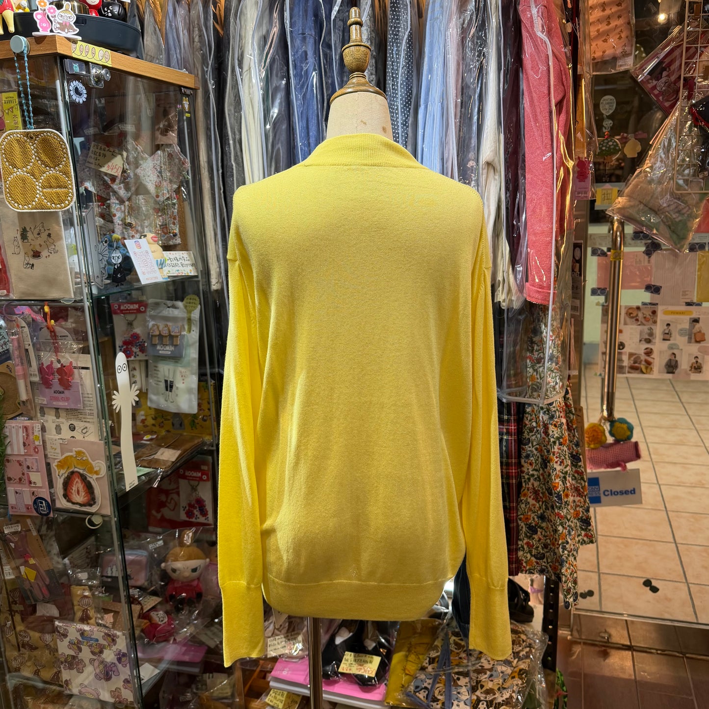 Doux Bleu Yellow Cotton Super Soft Top, made in Vietnam